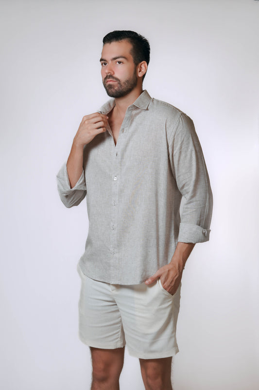 Camisa Lino Maurizio (Fossil)