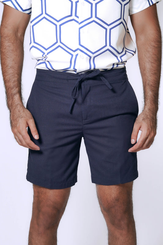 Bermuda Lino Costa Tranquilla (Oxford Blue)